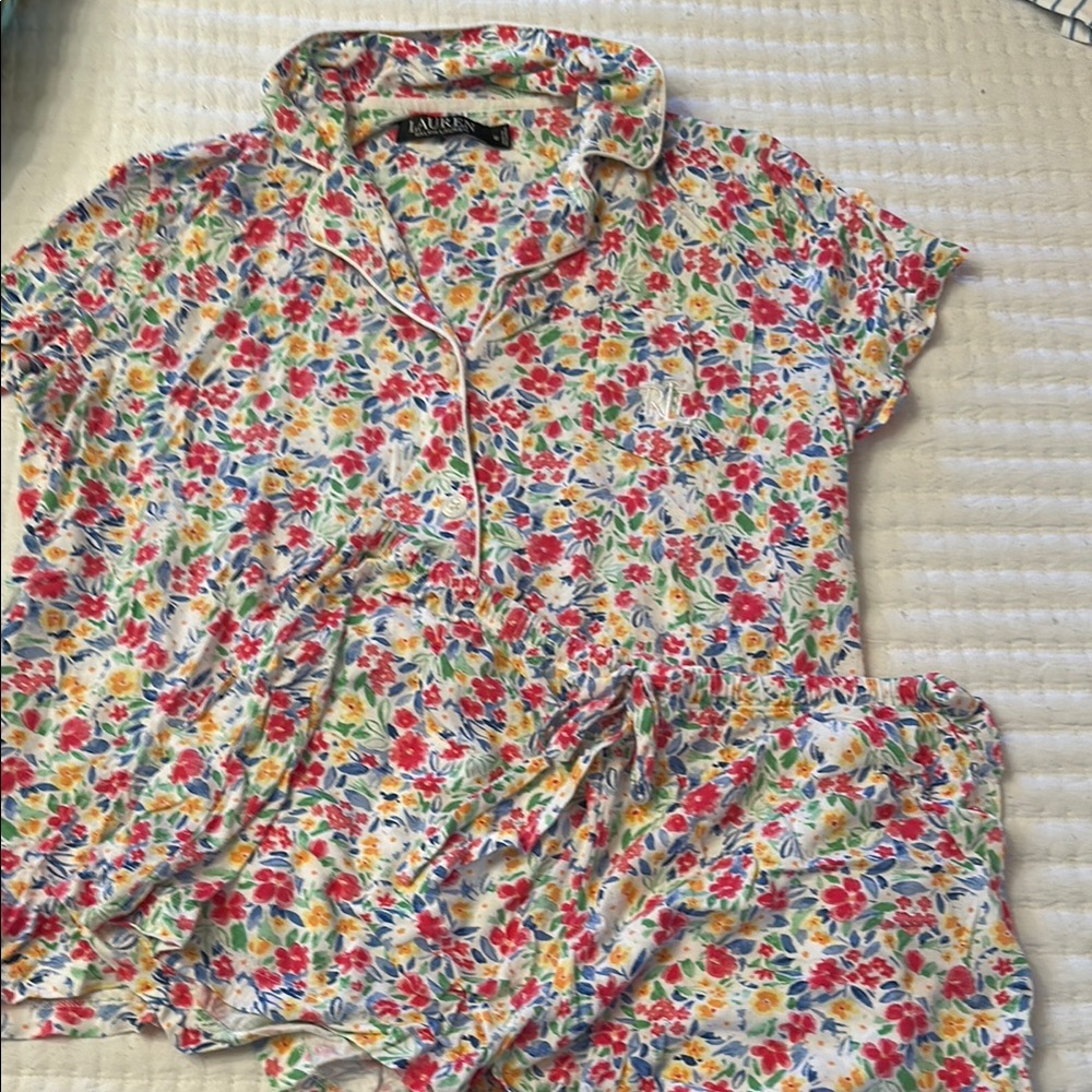 Floral Pajama Set
